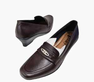 D&f 017 | Sepatu Pantofel Kantor Wanita Hak Wedges Heels 5cm