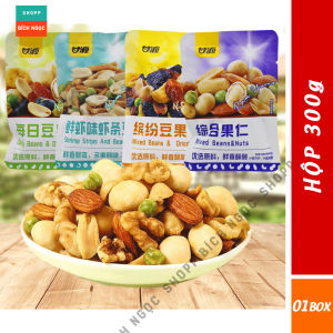 Hạt dinh dưỡng mix hạt và quả khô sấy giòn – 300g/ 1kg