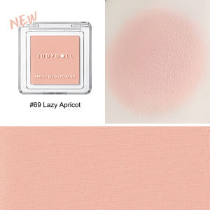 Judydoll Pretty Blush Powder Matte Shimmer Cheek Natural Blush Eyeshadow Palette Green Blue Purple Pink