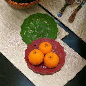 3 lusin 36 pcs Piring Rotan Plastik MOTIF BUNGA matahari