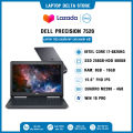 Dell Precision 7520 [HÀNG USA NHẬP NGUYÊN BẢN] Laptop Cũ Core i7- 6820HQ RAM 8GB SSD 256GB Quadro M2200M 15.6″ FHD IPS, Win 10 Pro Bản quyền vĩnh viễn, Cam kết sản phẩm đúng mô tả, Chất lượng đảm bảo, Bảo hành đầy đủ. 