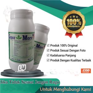 Pupuk NPK Daun Growmore 20 20 20 Kemasan Botol 454 Gram Original 100%