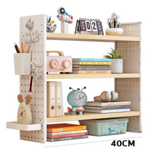 ชั้นวางของบนโต๊ะ ชั้นวางของความยาว40/50/60*15*60cm สแตนเลส+ไม้ 3ชั้น ไม่ใช้พื้นที่ ติดตั้งง่าย ชั้นวางของบนโต๊ะทำงาน ชั้นวางหนังสือ ชั้นวางบนโต๊ะ ชั้นวางคอมพิวเตอร์ ชั้นวางของ ชั้นวางคอมพิวเตอร์ ชั้นเก็บของตั้งโต๊ะชั้นวางของอเนกประสงค์