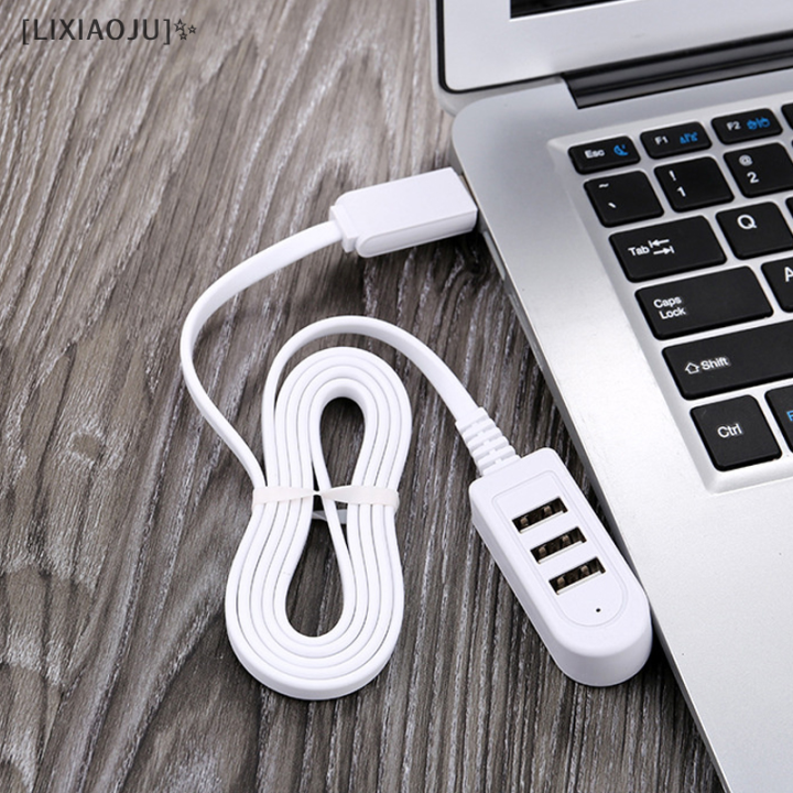 [LIXIAOJU] 1.2M USB Cable Extension Charger Line Hub More Than Splitter ...