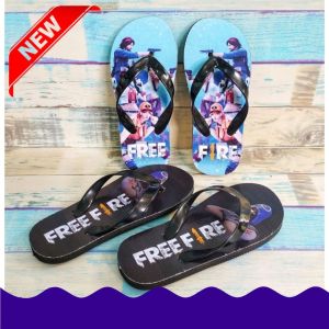 Sandal jepit anak free fire / sendal anak free fire / selipar free fire /sandal anak jepit free fire /sandal freefire / Sendal free fire anak kartun