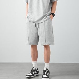 ManStyle-a Mens Shorts Pull Rope cool Casual Simple Loose Straight Tube Trend Fashion
