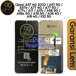 LCD Touchscreen Oppo A57 4G 5G 2022 / A57e / A77 4G 5G / A77S / A17 / A17K / A58 5G / A58x / A78 5G / A38 4G / A18 4G / K10 5G / CPH2387 PFTM20 CPH2387 CPH2385 CPH2339 CPH2473 CPH2477 CPH2471 CPH2483 CPH2495 CPH2579 CPH2591 CPH2337