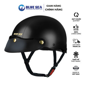 Mũ bảo hiểm 1/2 đầu Mũ bảo hiểm nửa đầu Thời Trang BLUE SEA - A104 - Sơn Cao Cấp - Freezise - Chính hãng