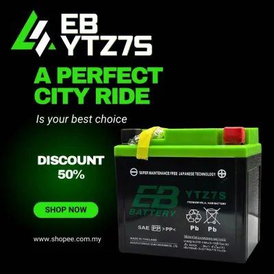 EB BATTERY FB BATTERY DIGITAL UTZ7SIGEL YTZ6V YTZ7S NVX V2 NMAX V2 R1M RS150 V1 RS150 V2 RSX150 VARIO 125 VARIO 150