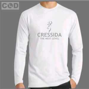 BUY 1 PCS (PROMO COD) Kaos Lengan Panjang Cressida Grey Pria Distro T-Shirt Distro 100% Catton Dewasa Premium Quality