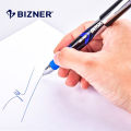 Bút gel 0.7mm Thiên Long 2 đầu bi Bizner Bosger cao cấp, đậy nắp, mực xanh. 