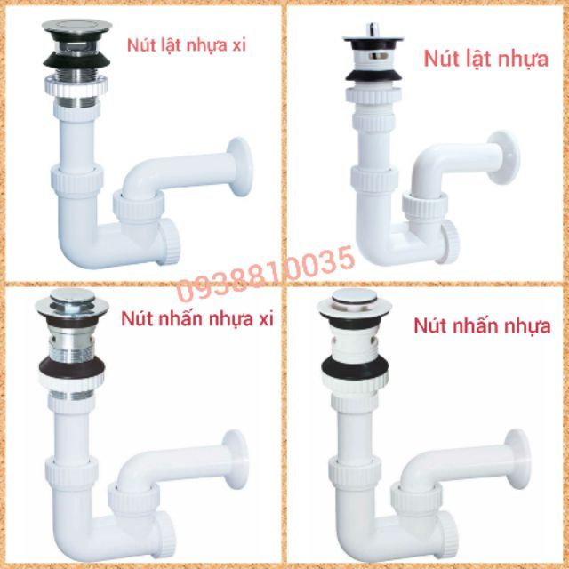 Xi phông bộ xả chậu rửa lavabo nhựa Hùng Anh - Bộ xả Lavabo | Lazada.vn