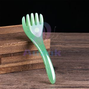 AUK Resin Head massage comb massager stick Five claws comb Head