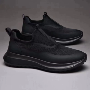 Mens slip on shoes fashion Soft walking shoes sneaker shoes for men breathable casual rubber shoes for men