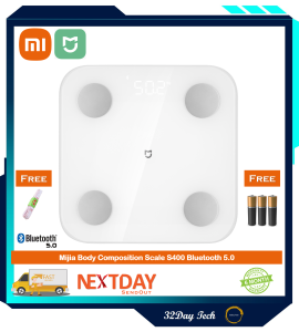 【2024】 Xiaomi Mijia Body Composition Scale S400 Smart BodyFat Weight Weighing Scale Latest version