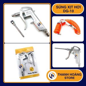 SÚNG XỊT HƠI KHÍ NÉN DG-10 – SÚNG XÌ KHÔ XỊT BỤI VỆ SINH MÁY MÓC