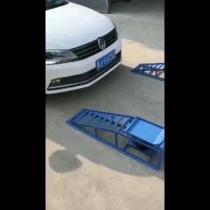 2 Ton Heavy Duty Hydraulic Car Ramp 2PCS Set 15cm Lift Height Oil Change Slope For Sedan SUV