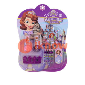 I know Cartoon Sophia Princess nail polish accessories Frozen makeup toys girl diy water-based non-toxic childrens nail polish set