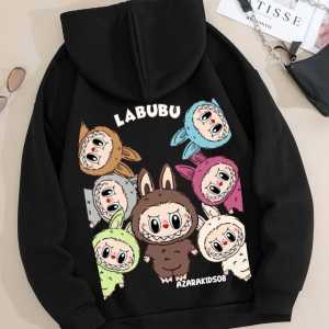 VIRAL LABUBU Hoodie Anak l karakter Boneka Kartun TK SD Bisa Bayar COD Jaket anak perempuan