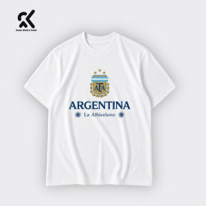 Mens 2026 World Cup T-shirts Argentina 2026 World Cup shirt short sleeve cotton combed 24s premium thick