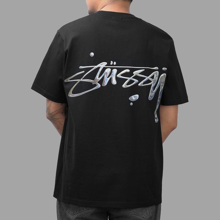 Stussy Mercury Black Tee (100% Authentic) - L T-Shirt 100 