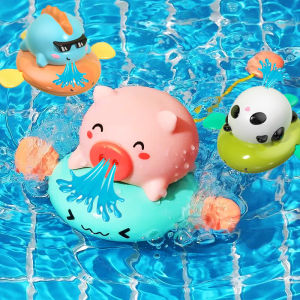 Baby Bath Toys for Toddler Boys Girls Water Spray Squirt Animal Toy Swimming Pool Bathtub Shower Water Toys for Infant Childrens Bath Time