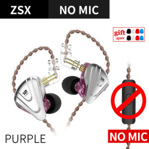 KZ ZSX Terminator 5BA 1DD Hybrid In-ear Earphones HIFI Metal Headset Music Sport ZS10 PRO AS12 AS16 ZSN PRO C12 A10 V90 DMG