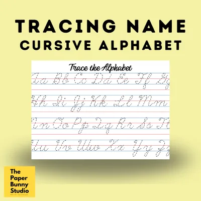 Customized Tracing Pad for Kids (Tracing Name Alphabet Numbers Shapes and Lines)