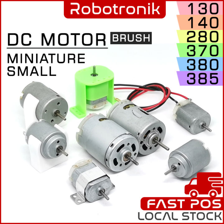 Small Miniature [Brush] DC Motor 130 140 280 370 380 385, Toys Model ...