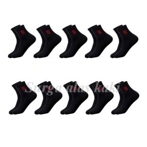 Kaos Kaki Olahraga kantor Motif Sport Sebetis pria & Wanita tebal nyaman & Anti bau