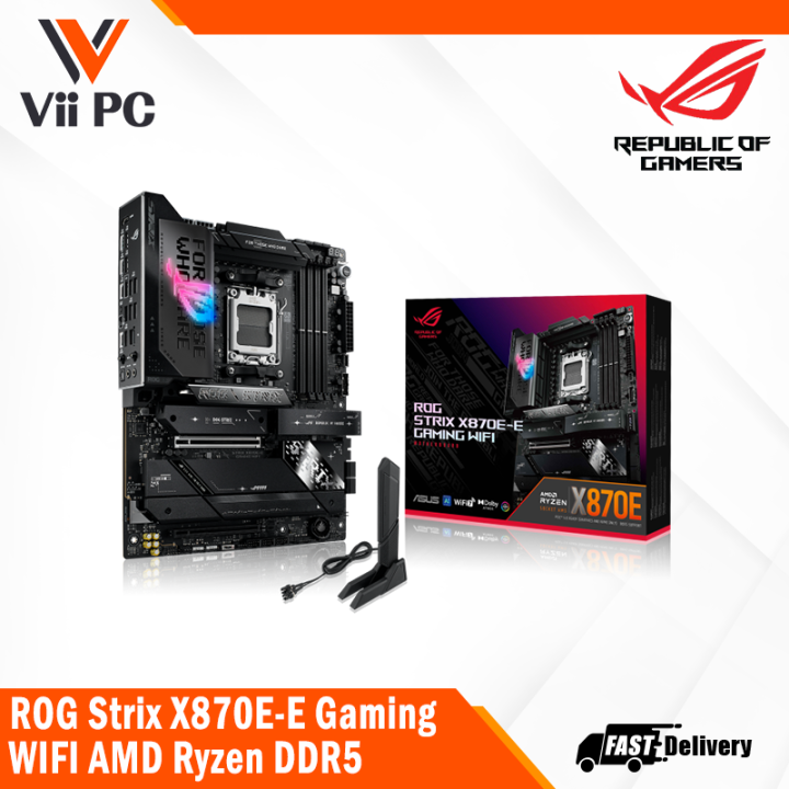 ASUS ROG Strix X870E-E X870 Gaming WIFI / AMD Socket AM5 for