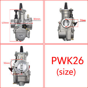 bình xăng con ga dẹp đủ họng sudqo PWK 24mm / 26mm / 28mm / 30mm / 32mm / 34mm Ga Dẹp ATE Oko Gắn Dream Wave Sirius..