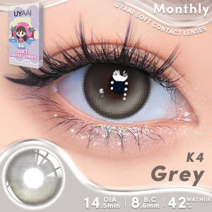 【0~-6.00】【น้องสาวหวาน】UYAAI x FRESHLADY คอนแทคเลนส์สายตาสั้น คอนแทคสีฟ้า Fashion Lens กรองแสง ดอลลี่อาย แบ๊วๆใส่แล้วหน้าเด็ก ใส่สบาย 14.5 มม.2ชิ้น 1คู่