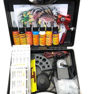 Bộ 1 máy xăm hình mô tơ Bíhop kèm 7 mực xăm
