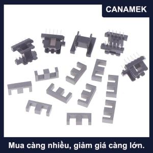 【CANAMEK】 5 Bộ ee19 5 với 5pin biến áp bobbin pc40 Ferrite lõi dọc 10 Ferrite nửa và 5 bobbin lõi từ bobbins