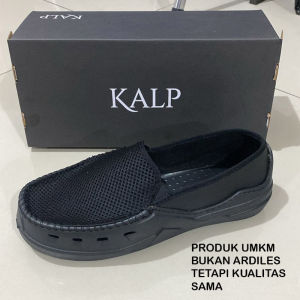 Sepatu Slip On Ardiles Mickelson – Ringan Nyaman & Anti Slip | Sepatu Kasual Pria Warna Biru Navy