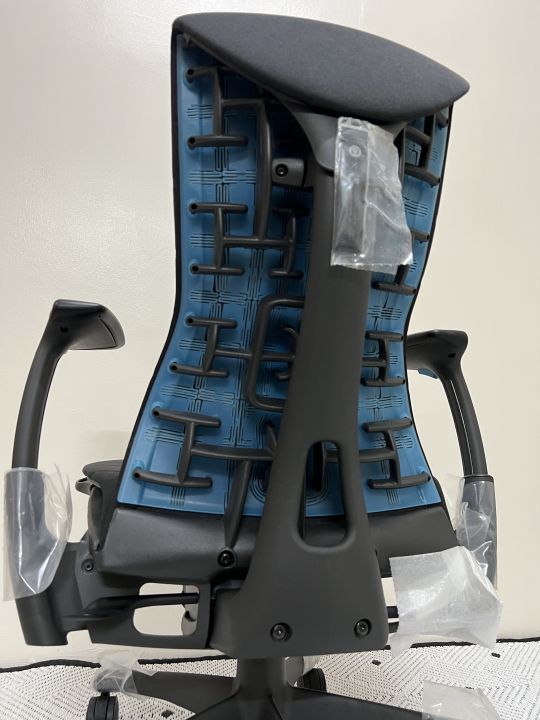 New Herman Miller Embody x Logitech Gaming Chair Black Blue