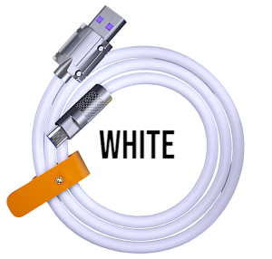 U102 HBK Original USB Liquid Silicone Cable Metal Zinc Alloy Joint 6A Type C Fast Charge Cable Micro USB With Box h37