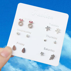 Anting Tusuk Stud Fashion Anting Tusuk-Swimple Kreatif Gaya Krorea untuk Wanita