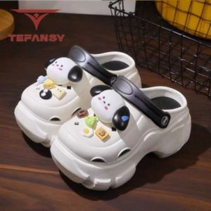Sandal Kodok Wanita Sandal Fuji Wanita Selop Sendal Perempuan Baim Wedges Platform EVA
