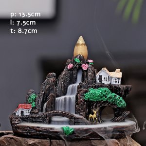 Asap Terjun Tebing Langit Bahan Resin Gratis 20 Dupa Aromaterapi Campur Pengharum Toko UwU