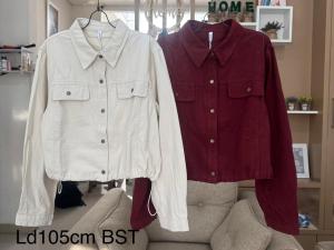 KEMEJA CROP SOFT JEANS IMPORT BST