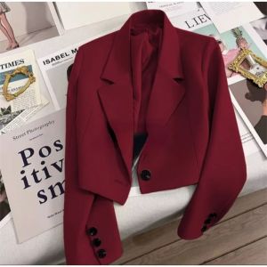 Crop Blazer / jas Blazer Cropped / Jas Blazer Wanita Terbaru