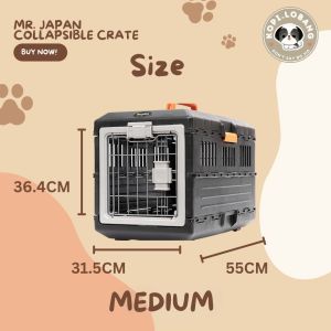 ✅[SG] MR. JAPAN COLLAPSIBLE CRATE FOR DOG AND CAT ★ Crate Training ★ FREE Training e-Guide Worth $7★ Enrichment ★ SG Stock ★ Kopi Lobang