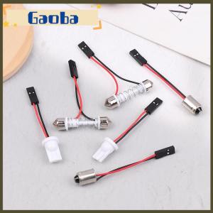 gaoba 10Pcs Adapter For Car Light Led Panel Stop Lamp Car Interior Dome Bulb T10 BA9S T4W Festoon To Pink Connector Wire Cables
