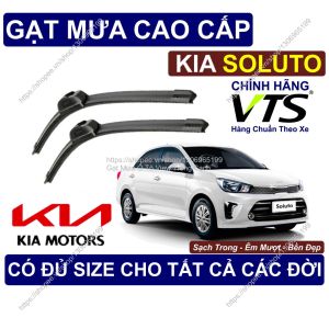 Gạt Mưa Sạch Êm Bền Kính Lái KIA SOLUTO Cặp Gạt Mưa Kính Lái KIA SOLUTO Có Đủ Size Cho Các Đời Xe KIA SOLUTO