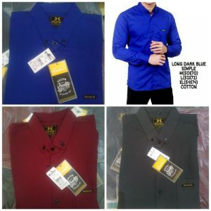 Kemeja Putih Polos Pria Lengan Panjang Distro Premium Quality