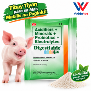 Digestiaide 4X Soluble Powder for Pigs All-Natural 6g pack of 5 Digestiaide 4X Soluble Powder 6g - 1 sachet