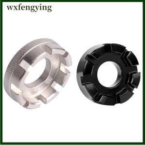 wxfengying Cờ lê núm vặn Nan Hoa Xe Đạp cờ lê điều chỉnh vành bánh xe đạp rãnh 8 chiều dụng cụ sửa chữa đa dụng cụ chìa khóa xe đạp