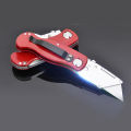 Cutter Lipat Pisau Silet Folding Knife Praktis Free isi 5 Pcs - 6598. 